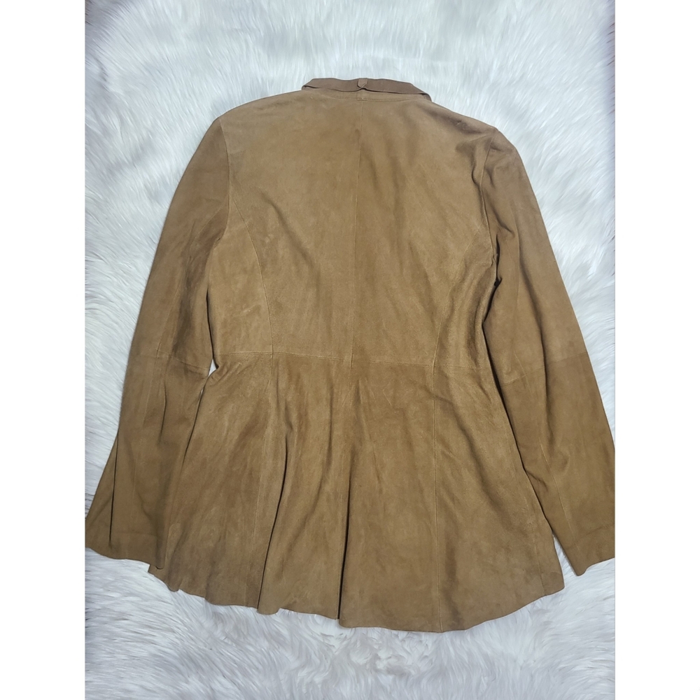 Eileen Fisher|Suede Open Front Jacket, Small - image 4